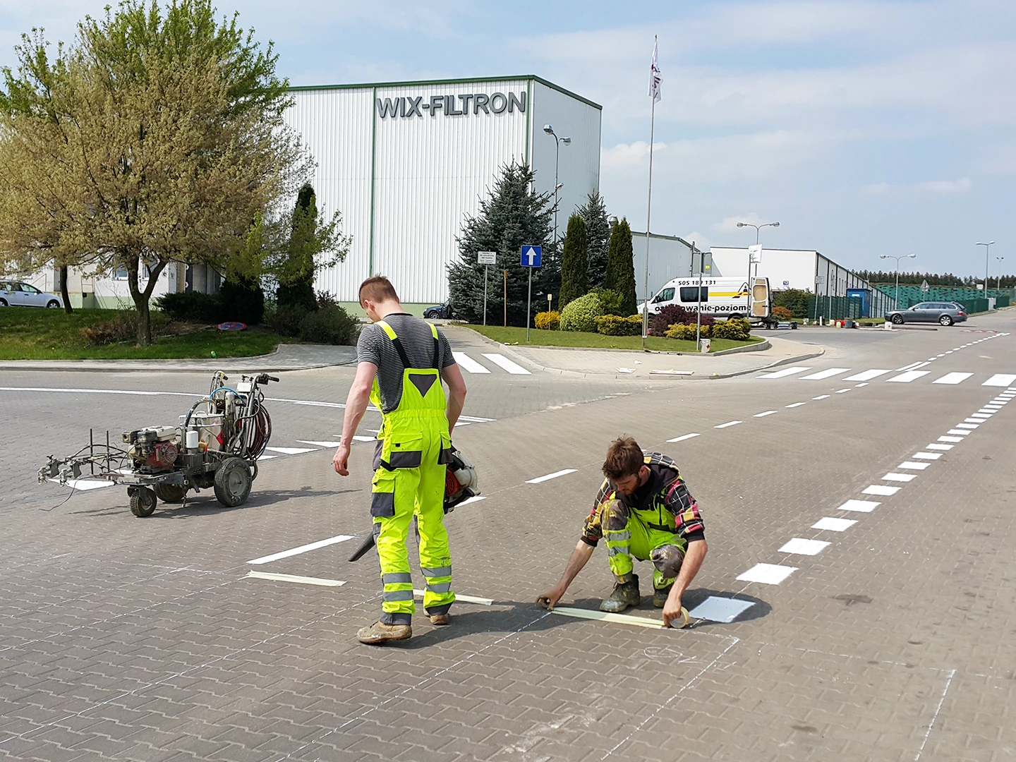 Oznakowanie parkingów i terenów przyzakładowych