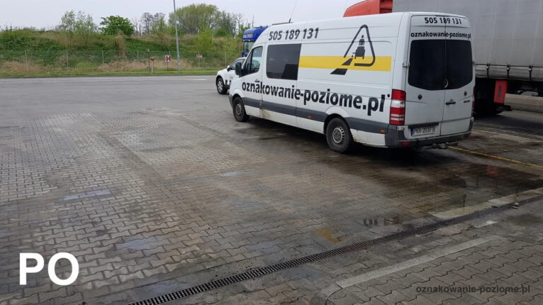 Usuwanie linii wodą pod ciśnieniem "Po"